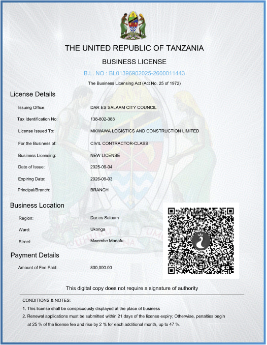 Business Licence